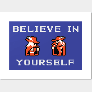 Believe In Yourself Original Red Mage Red Wizard Version Posters and Art